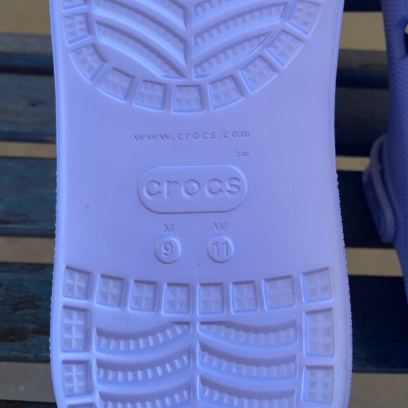 Crocs Classic Platform Clogs Men’s 9 / Women’s 11 Lavender Purple Slip-On Sandal - Picture 10 of 10